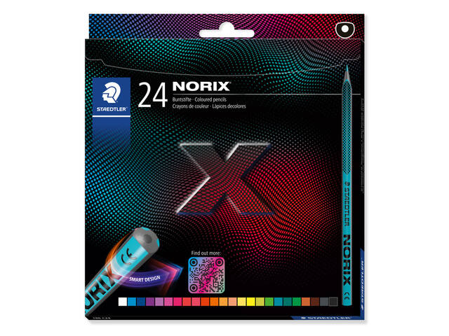 Kleurpotlood Staedtler Norix set 24 kleuren