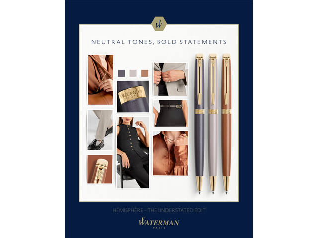 Rollerpen Waterman Hemisp Fashion GT F mtl koper