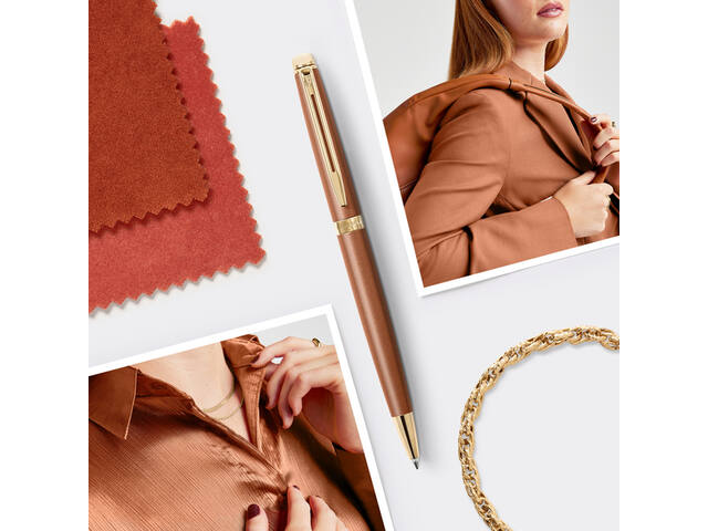 Balpen Waterman Hemisp Fashion GT M metallic koper