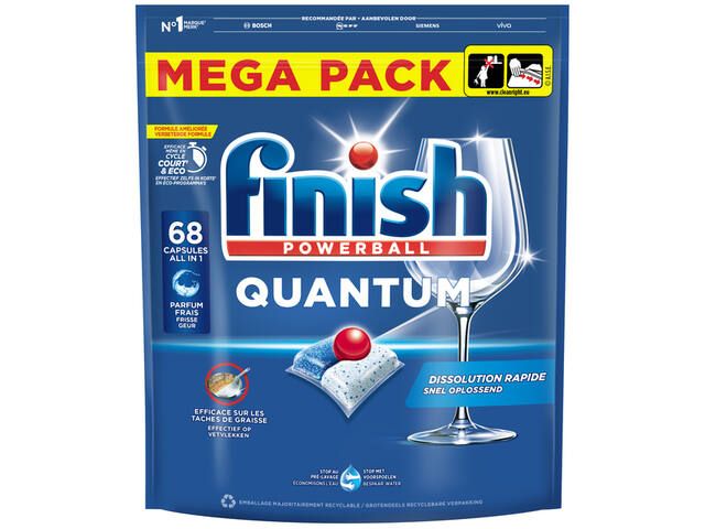 Vaatwastabletten Finish Quantum Regular 68