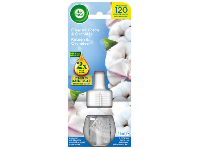 Luchtverfrisser AirWick Elc Cotton F refill 19ml