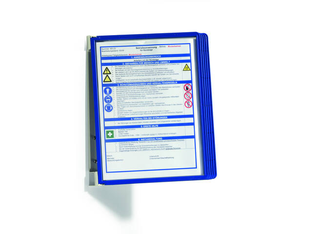 Wandelement Durable Vario Wall 5-tassen A4 bl