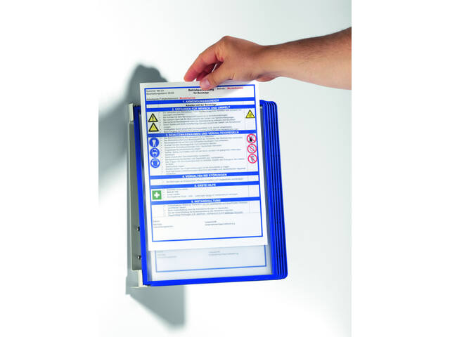 Wandelement Durable Vario Wall 5-tassen A4 bl