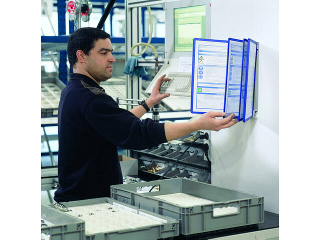 Wandelement Durable Vario Wall 5-tassen A4 bl