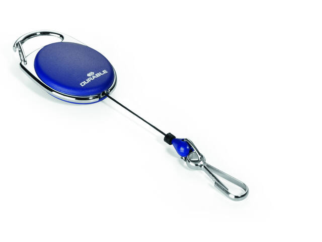 Afrolmechanisme Durable Style karabijnhaak blauw
