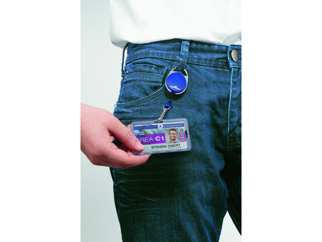 Afrolmechanisme Durable Style karabijnhaak blauw