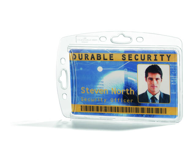 Badge Durable gesloten voor 1 kaart