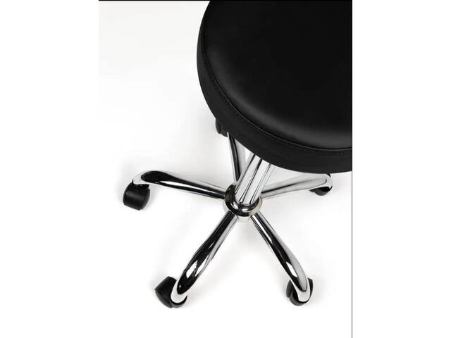 Tabouret kruk zwart hoge gasveer