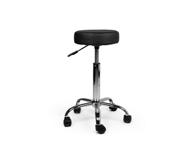 Tabouret kruk zwart standaard gasveer