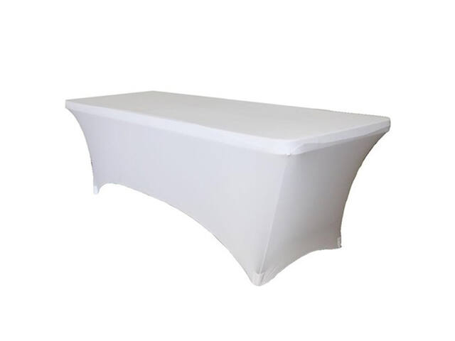 Tafelrok BRASQ 183x76x74cm wit