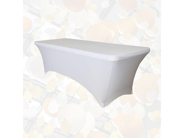 Tafelrok BRASQ 183x76x74cm wit