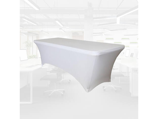 Tafelrok BRASQ 183x76x74cm wit