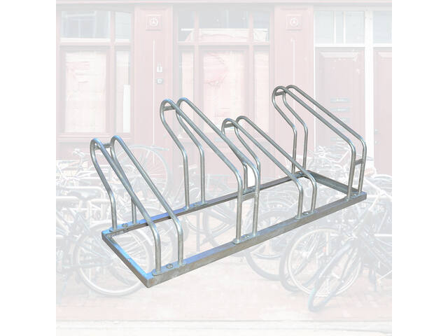 Fietsenrek BRASQ  4 fietsen BS400 zilver