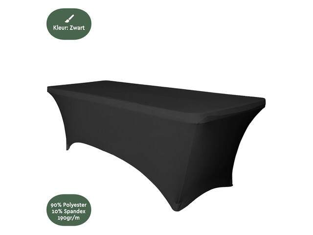 Tafelrok BRASQ 183x76x74cm zwart