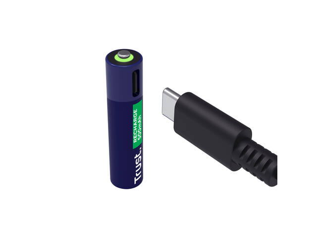 Batterij Trust USB-C oplaadbaar AAA 2 stuks