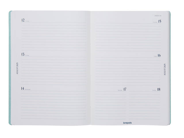Agenda 2027  Brepols Essential 7d/2p Urban zwart