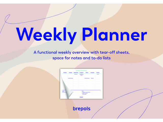 Planner Brepols Weekly planner A4 7d/1p