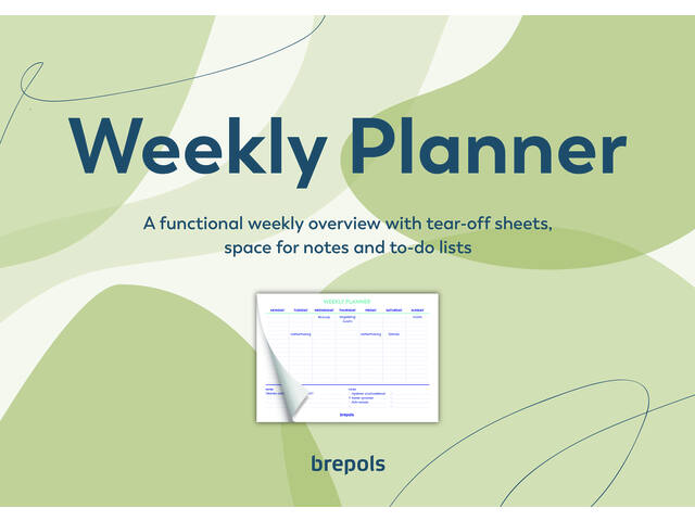 Planner Brepols Weekly planner A4 7d/1p