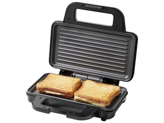 Panini grill Tomado zwart RVS