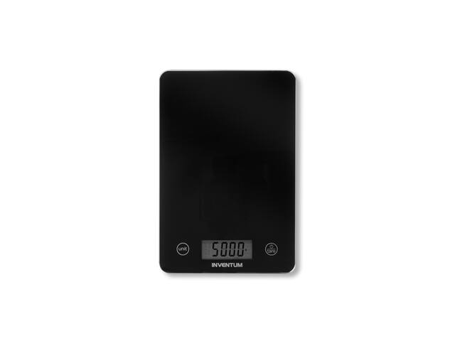 Keukenweegschaal Inventum tot 5 kilogram zwart
