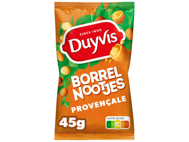 Borrelnootjes Duyvis provencale zak 45gr