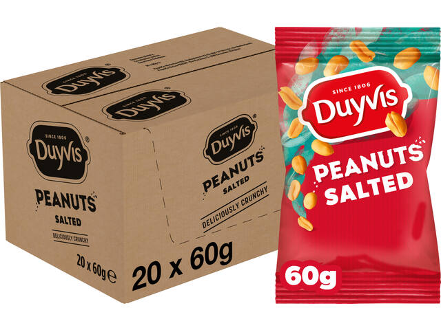 Pinda Duyvis gezouten zak 60gr