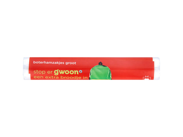 Boterhamzak Gwoon 80 stuks