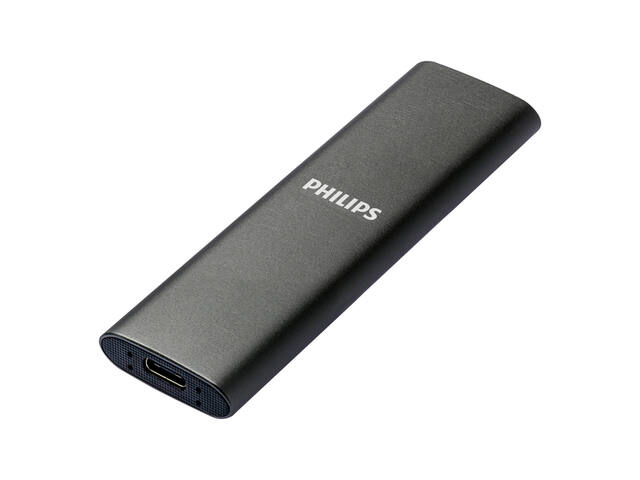 Philips External SSD 500 GB Ultra Speed Space Grey