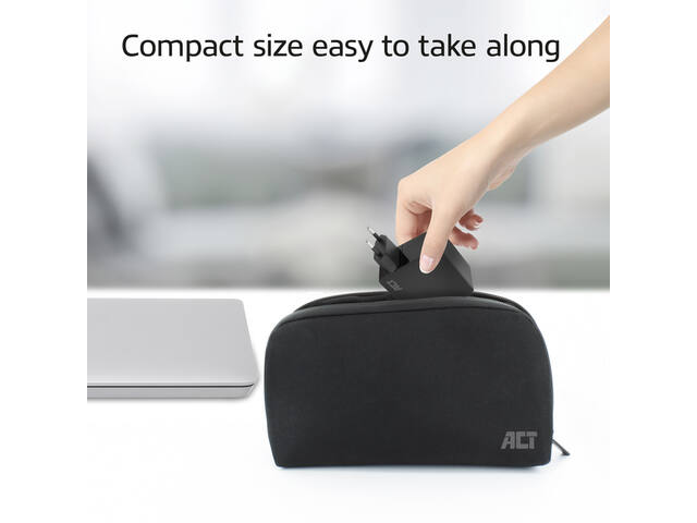 USB-C laptoplader 65W met Power D-profielen 2 m