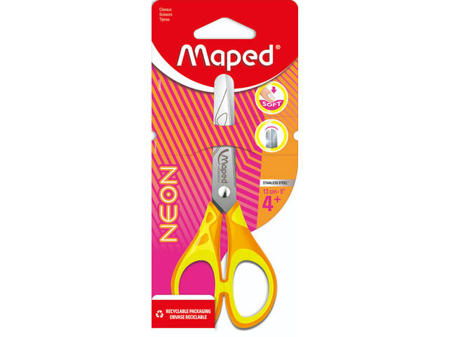 Kinderschaar Maped Neon 13cm assorti