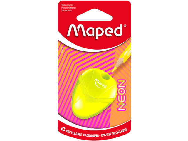 Puntenslijper Maped Neon Igloo 1gaats assorti