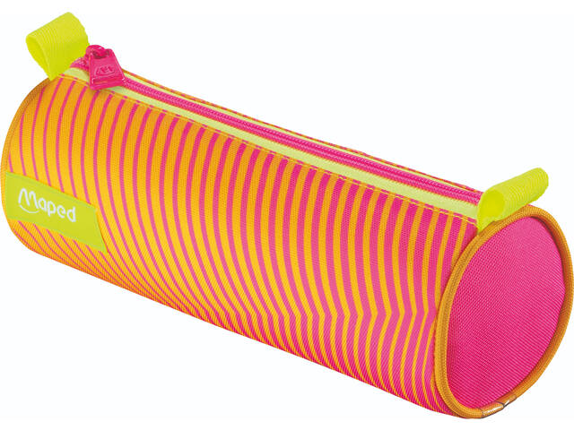Etui Maped Neon rond oranje roze