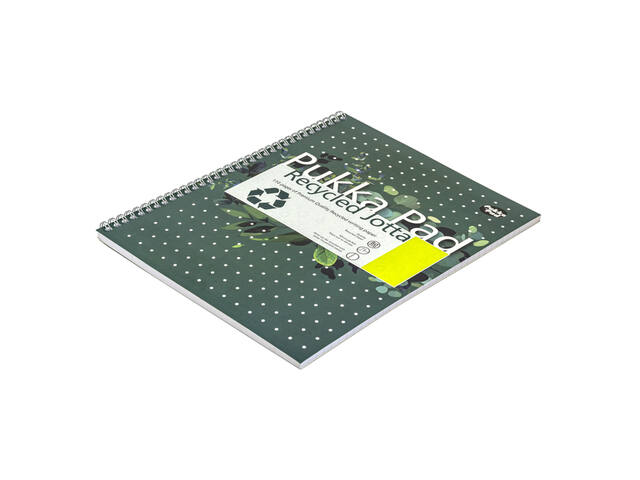 Collegeblok Pukka Pad Jotta Recyc A4 lijn 110pag
