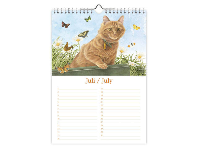 Verjaardagskalender Franciens Katten Jeroen A4
