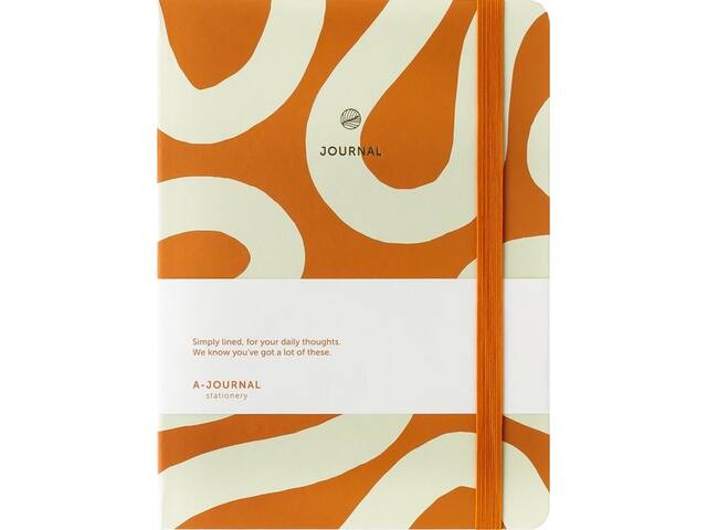 Notitieboek A5 Flow oranje A Journal