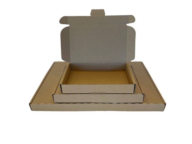 Brievenbusbox IEZZY A5 230x160x26mm karton bruin
