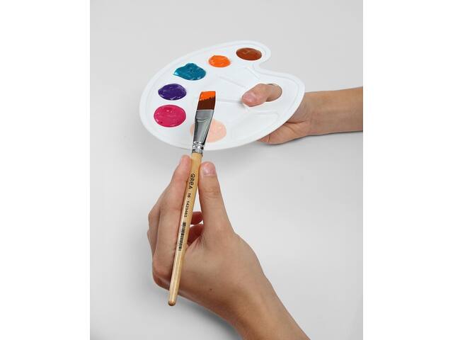 Plakkaatverf Qrea set a 6  fun kleuren 250ml