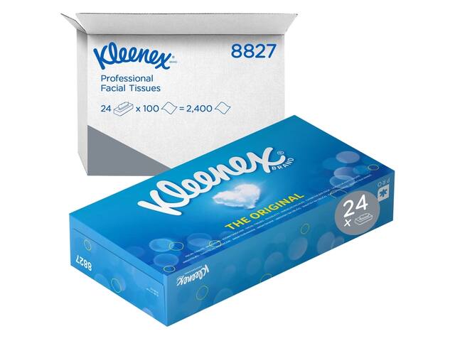 Facial tissues Kleenex 2laags 100 vel wit 8827