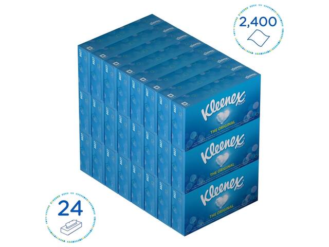 Facial tissues Kleenex 2laags 100 vel wit 8827