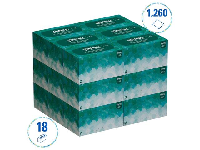 Handdoek Kleenex Ultra Popup 1laags 70 vel 6088