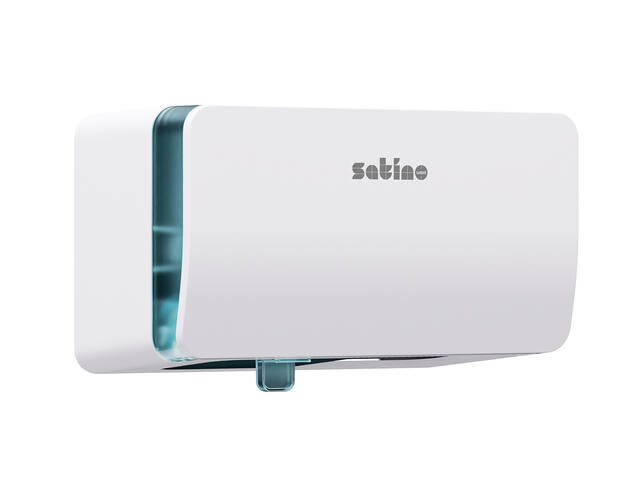 Toiletpapierdisp Satino MT1 Hyginity duo wit