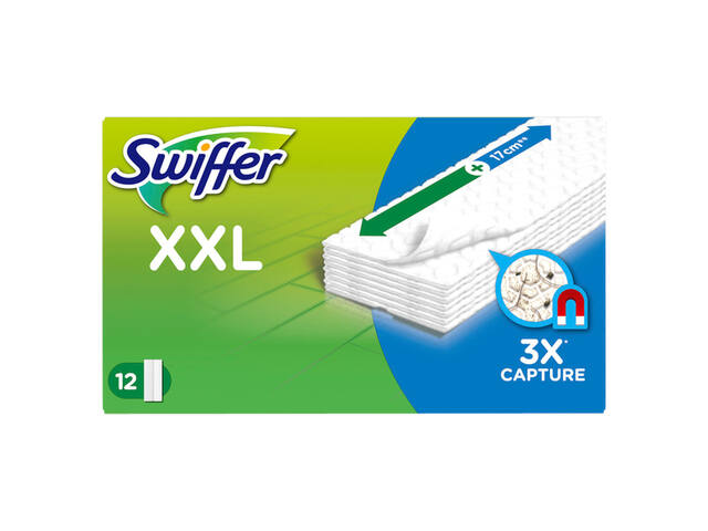 Swiffer navulling XXL droge doekjes 12 stuks