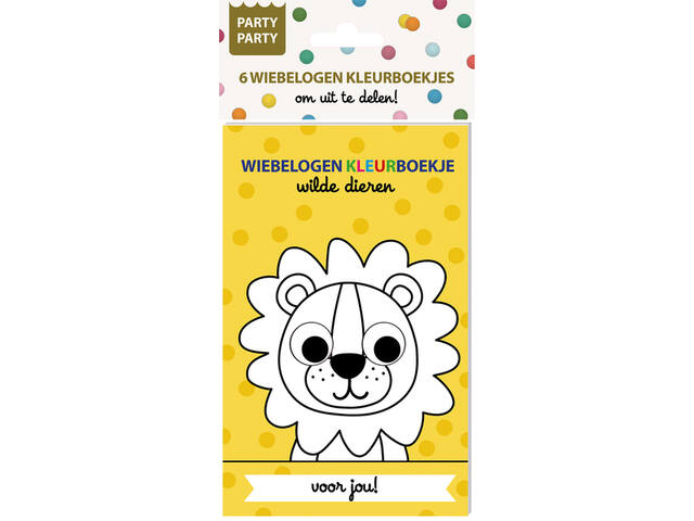 Party Party 6 Wiebelogen KB Wilde dieren Interstat