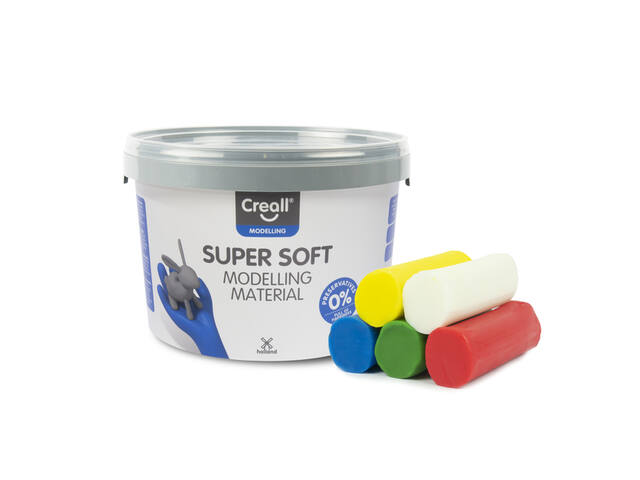 Klei Creall supersoft rd/blgn/gl/wt 1750gram