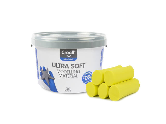 Klei Creall Play-it Ultra Soft helder geel 1100gr
