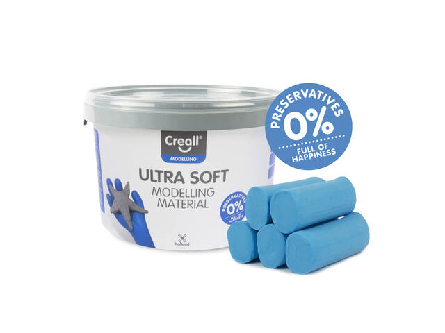 Klei Creall Play-it Ultra Soft helder blauw 1100gr