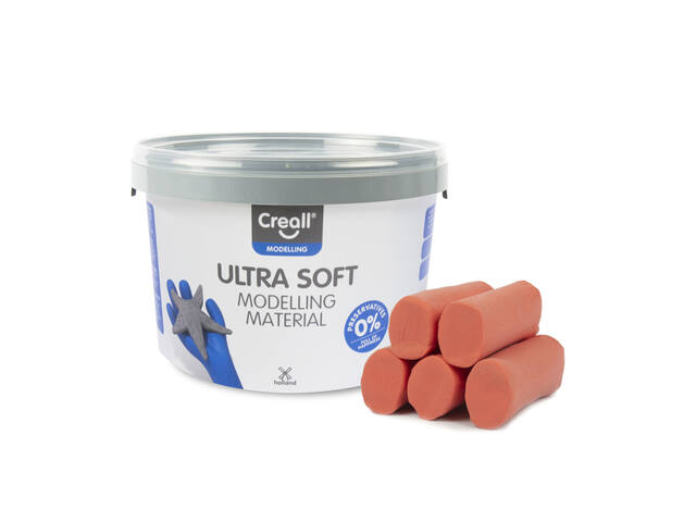 Klei Creall Play-it Ultra Soft helder rood 1100gr
