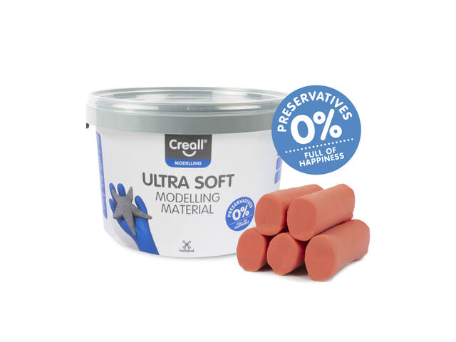 Klei Creall Play-it Ultra Soft helder rood 1100gr