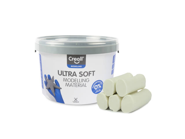 Klei Creall Play-it Ultra Soft helder wit 1100gr