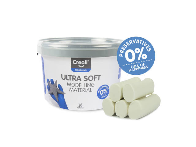 Klei Creall Play-it Ultra Soft helder wit 1100gr